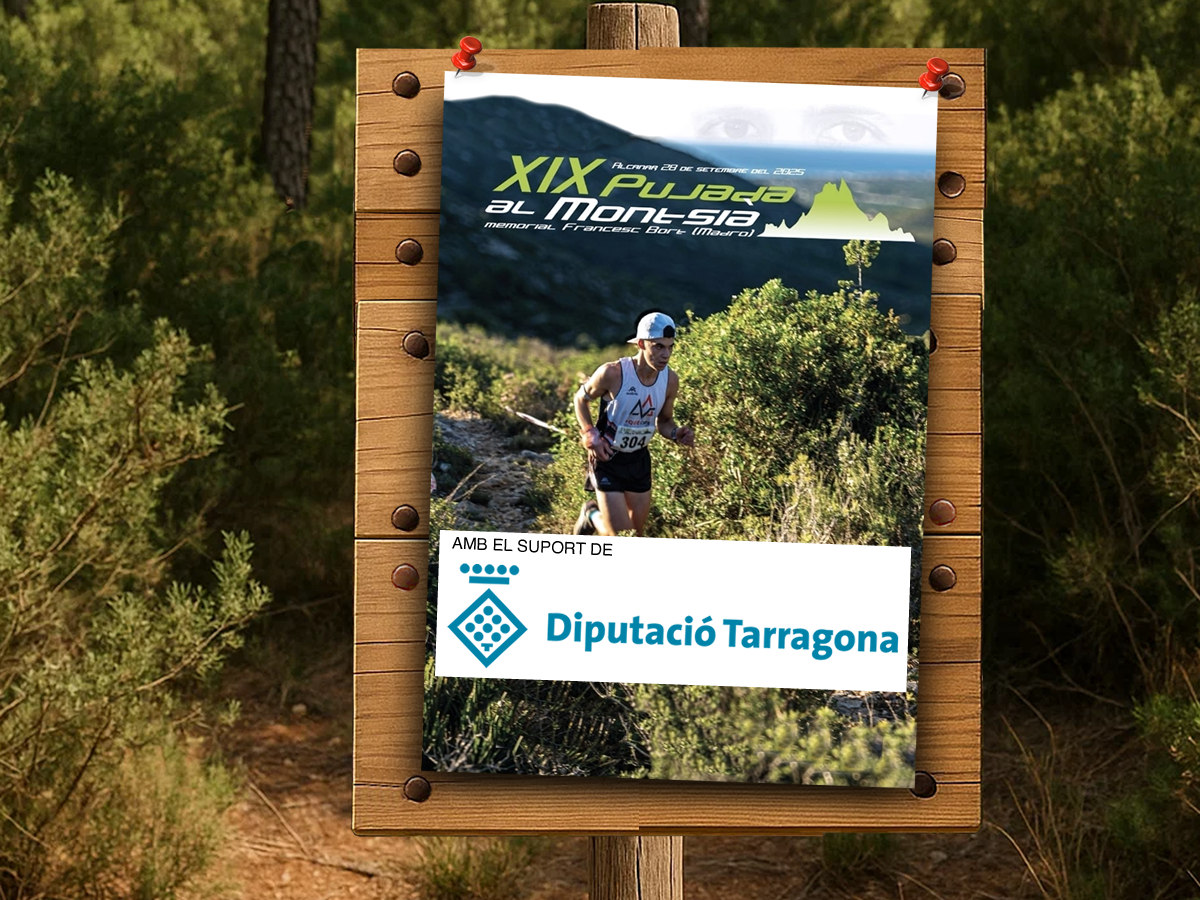 XIX Pujada al Montsià amb el suport de la Diputacio de Tarragona